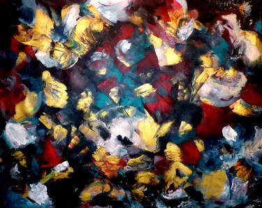 Original Abstract Expressionism Nature Paintings by Floria Rey