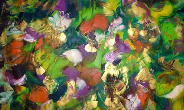 Original Abstract Nature Paintings by Floria Rey