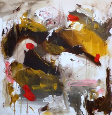 Original Abstract Expressionism Abstract Paintings by Floria Rey