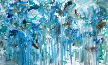 Original Abstract Expressionism Abstract Paintings by Floria Rey