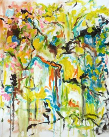 Original Abstract Paintings by Floria Rey