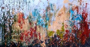 Original Abstract Expressionism Abstract Paintings by Floria Rey