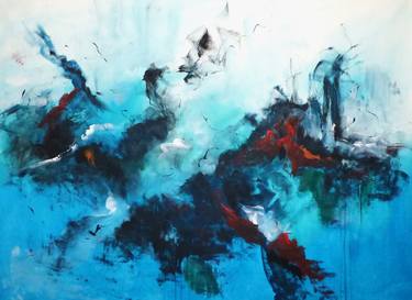 Original Abstract Landscape Paintings by Floria Rey