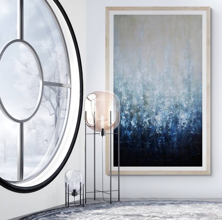 Original Abstract Expressionism Landscape Painting by Floria Rey