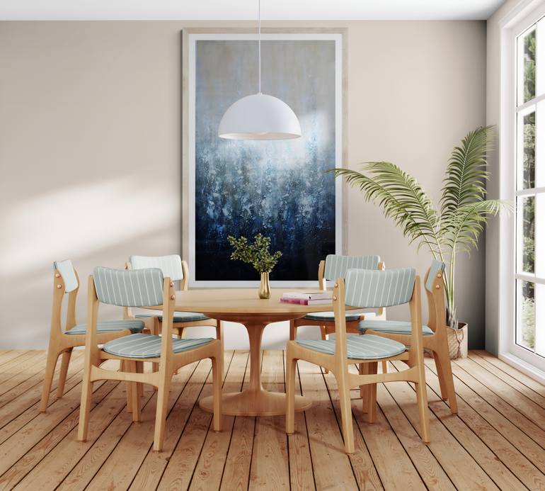 Original Abstract Expressionism Landscape Painting by Floria Rey