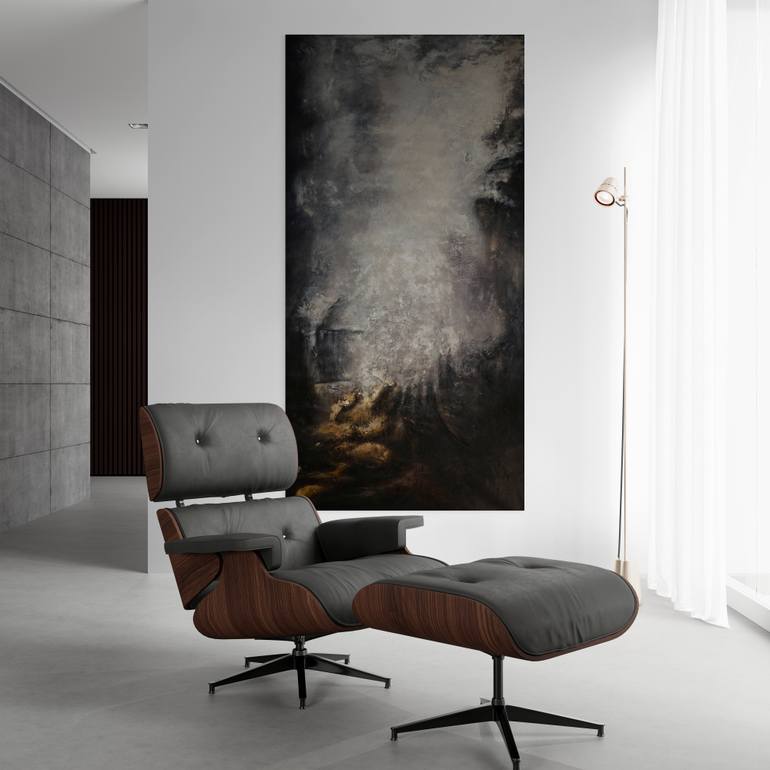 Original Abstract Landscape Painting by Floria Rey