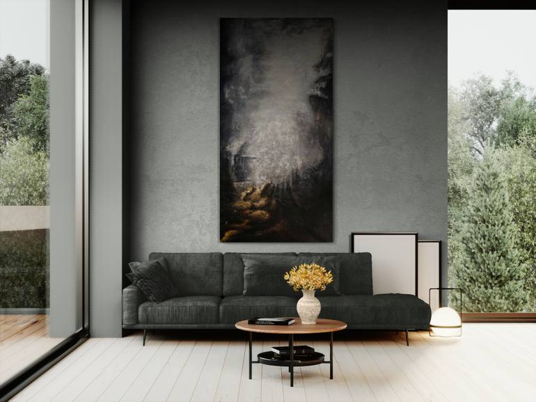 Original Abstract Landscape Painting by Floria Rey