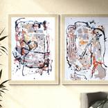 Japandi Diptyque by Floria Rey
