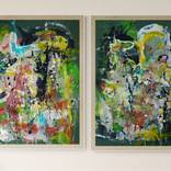 Natural beauty Diptyque 100 x 70cm by Floria Rey