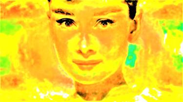 Hommage Audrey Hepburn,Collage by Floria Rey thumb