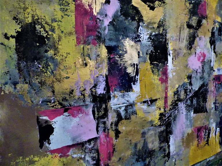 Original Abstract Expressionism Abstract Painting by Floria Rey