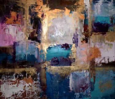 Original Abstract Expressionism Abstract Paintings by Floria Rey