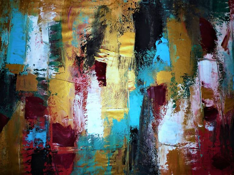 Original Abstract Painting by Floria Rey