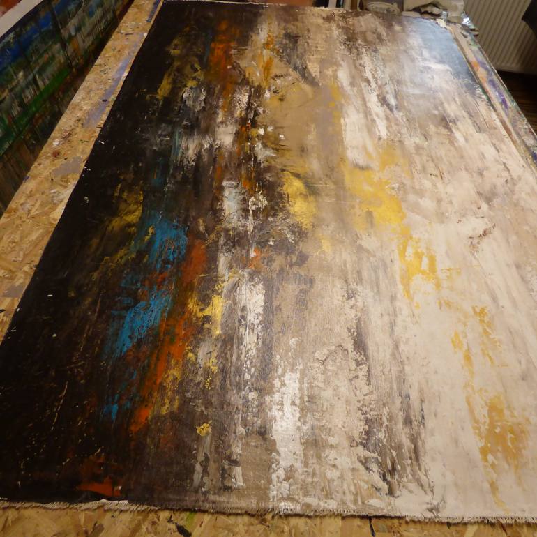 Original Abstract Landscape Painting by Floria Rey
