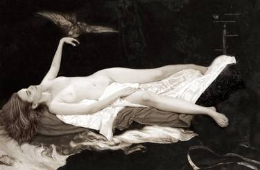 Reclining Nude: Ode to Courbet - Limited Edition of 10 thumb