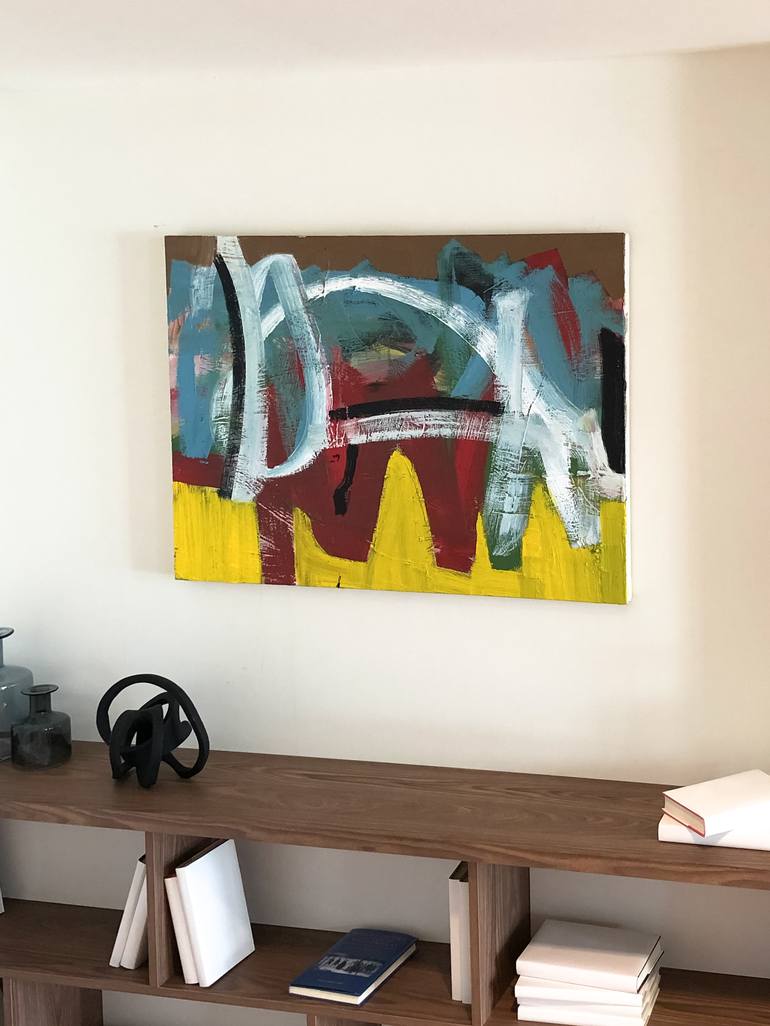 Original Abstract Expressionism Abstract Painting by Shateek Brown