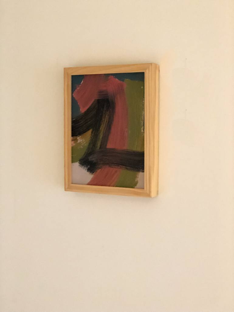Original Abstract Expressionism Abstract Painting by Shateek Brown