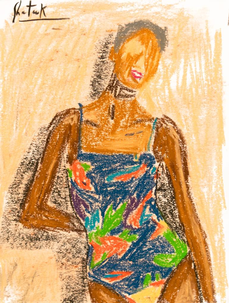 Original Illustration Fashion Drawing by Shateek Brown