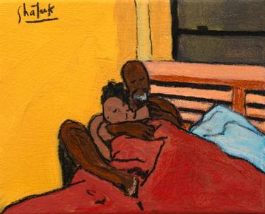 Print of Expressionism Love Paintings by Shateek Brown