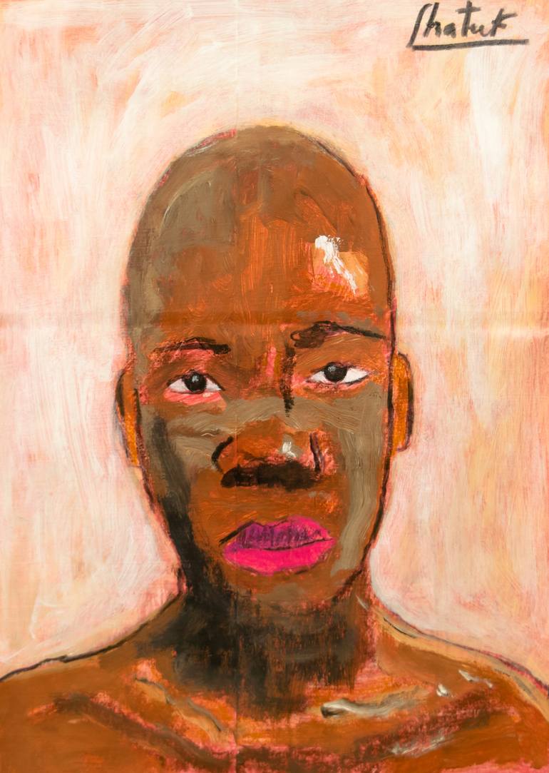 Original Conceptual Portrait Painting by Shateek Brown