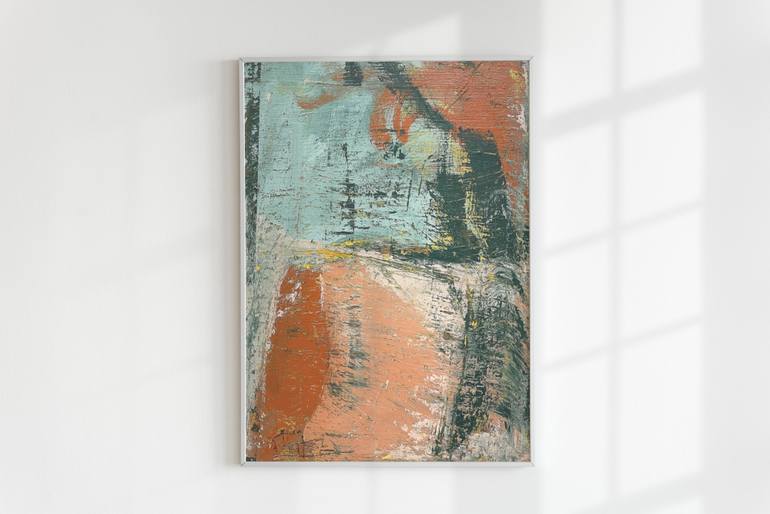 Original Abstract Expressionism Abstract Painting by Shateek Brown