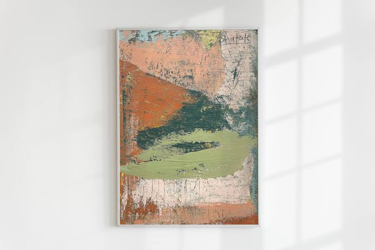 Original Abstract Expressionism Abstract Painting by Shateek Brown