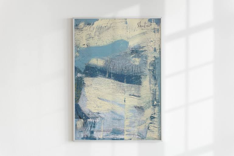 Original Abstract Expressionism Abstract Painting by Shateek Brown