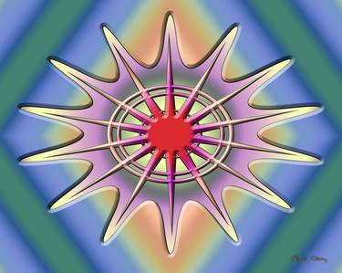 Original Modern Abstract Drawings by Chuck Staley