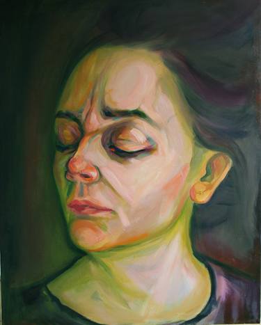 Print of Figurative Portrait Paintings by Aleksandra Rakonjac