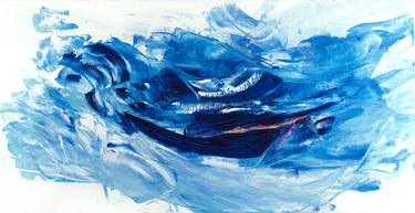Print of Abstract Expressionism Seascape Paintings by Joelle Kem Lika