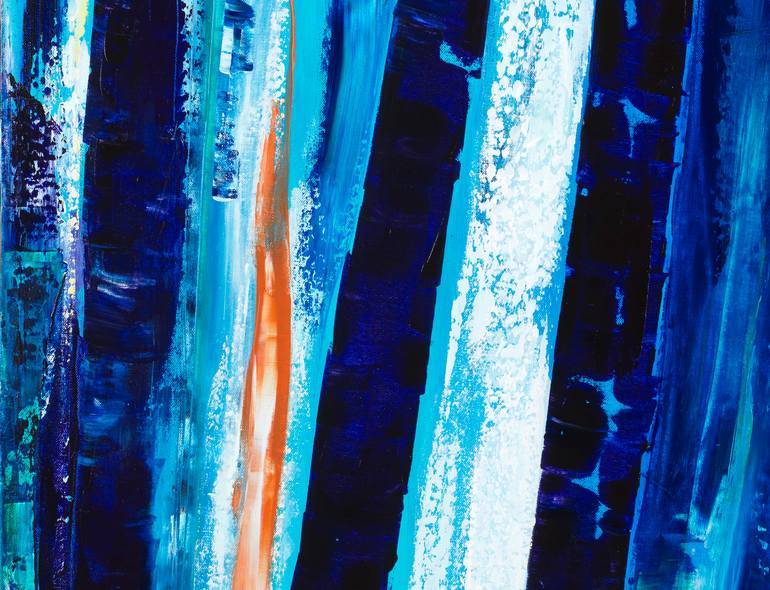 Original Abstract Landscape Painting by Joelle Kem Lika