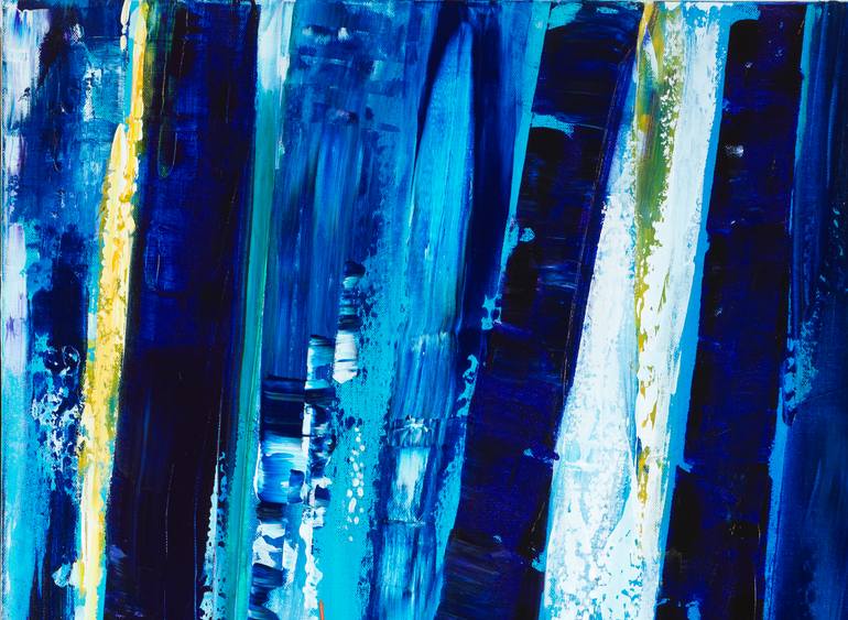 Original Abstract Landscape Painting by Joelle Kem Lika