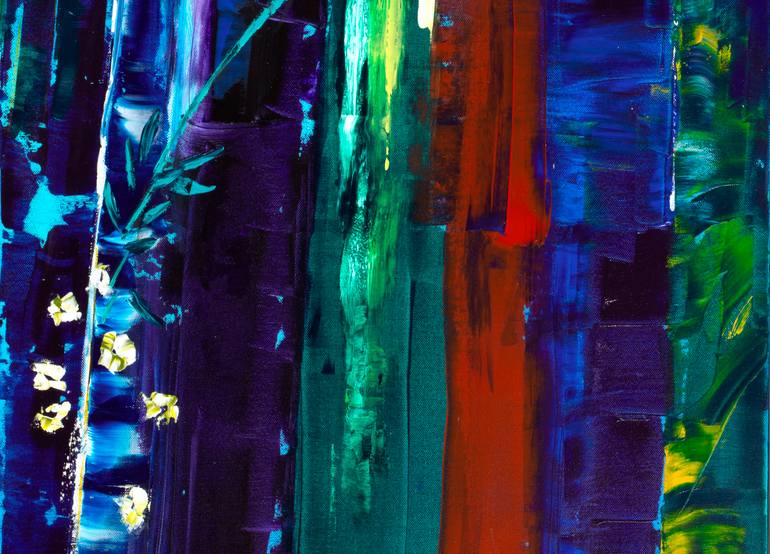 Original Abstract Landscape Painting by Joelle Kem Lika