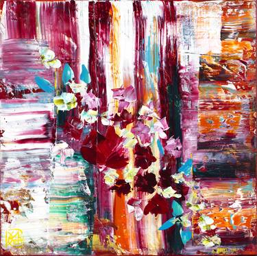 Original Abstract Expressionism Floral Paintings by Joelle Kem Lika