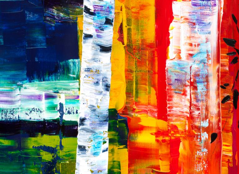 Original Abstract Painting by Joelle Kem Lika