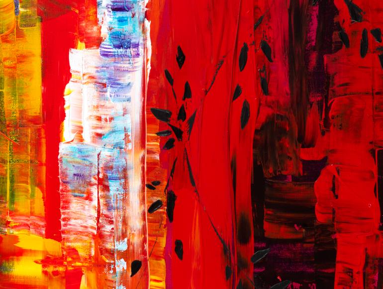 Original Abstract Painting by Joelle Kem Lika
