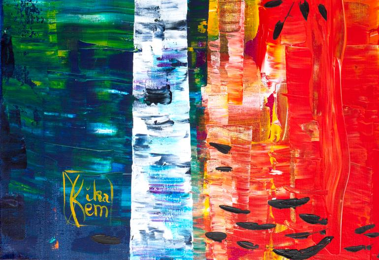 Original Abstract Painting by Joelle Kem Lika