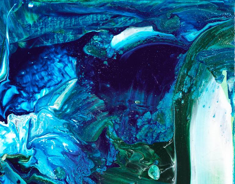 Original Abstract Expressionism Abstract Painting by Joelle Kem Lika