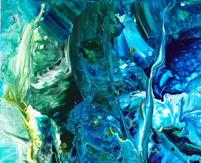Original Abstract Expressionism Abstract Painting by Joelle Kem Lika