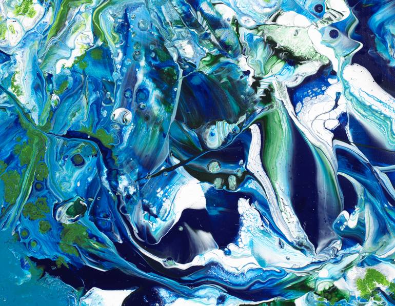 Original Abstract Expressionism Nature Painting by Joelle Kem Lika