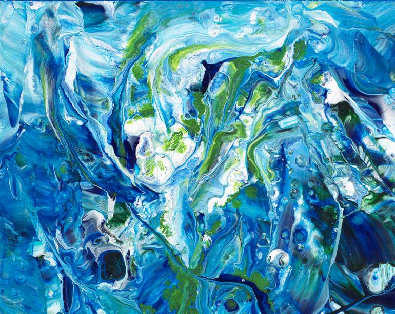Original Abstract Expressionism Nature Painting by Joelle Kem Lika