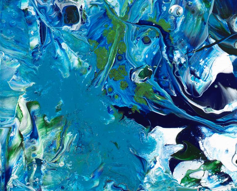 Original Abstract Expressionism Nature Painting by Joelle Kem Lika