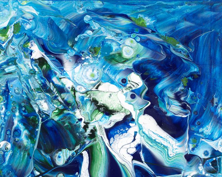 Original Abstract Expressionism Nature Painting by Joelle Kem Lika