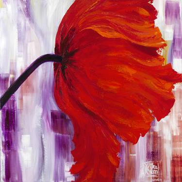 Original Pop Art Floral Paintings by Joelle Kem Lika