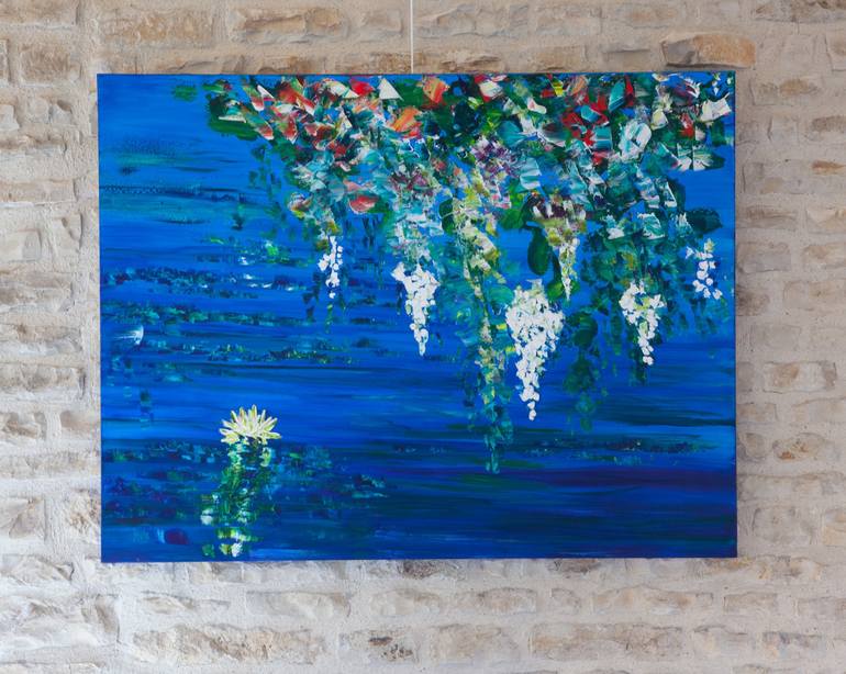 Original Abstract Nature Painting by Joelle Kem Lika