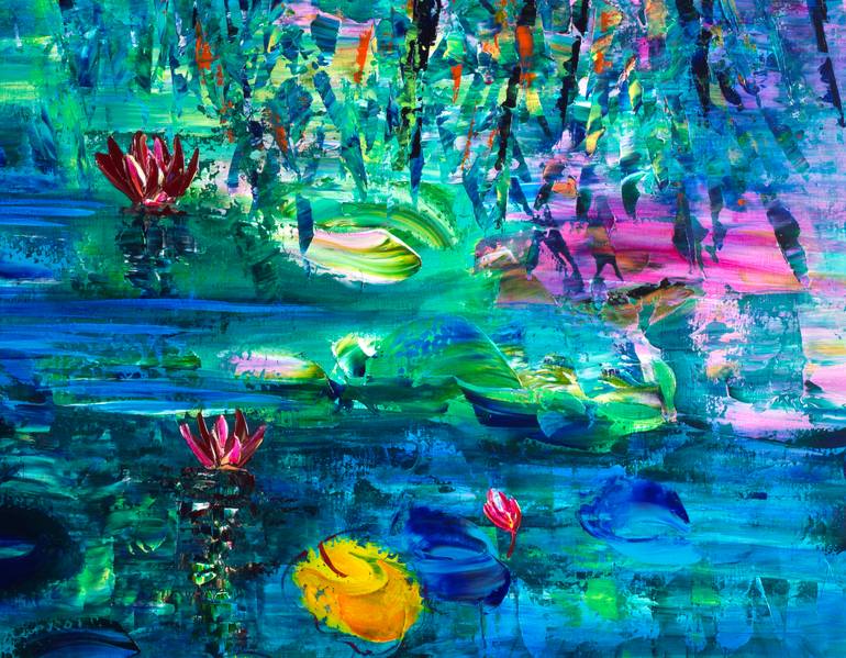 Original Impressionism Landscape Painting by Joelle Kem Lika