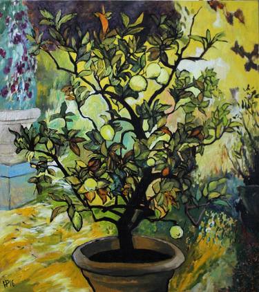 Original Fine Art Tree Paintings by Natalia Riabova