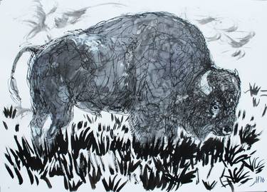 Print of Figurative Animal Drawings by Natalia Riabova