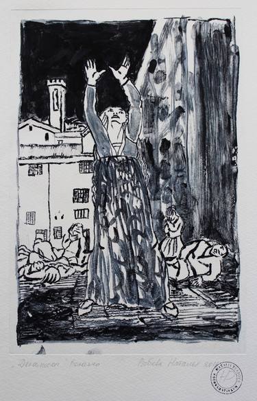 Print of Culture Printmaking by Natalia Riabova