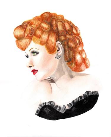 Lucille Ball Pencil Drawing thumb